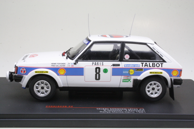 Talbot Sunbeam Lotus, Monte Carlo 1981, H.Toivonen, no.8 - Sulje napsauttamalla kuva