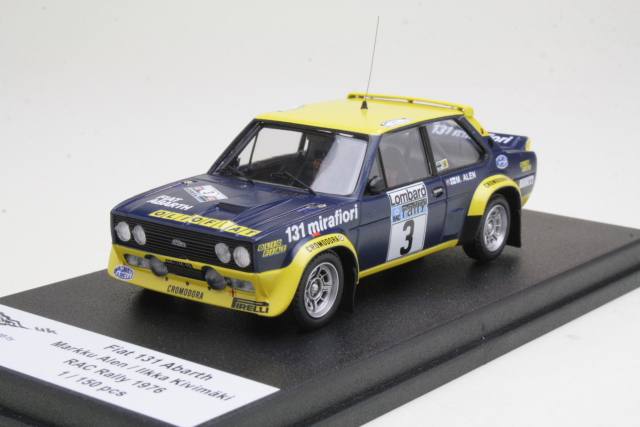Fiat 131 Abarth, RAC 1976, M.Alen, no.3