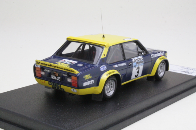 Fiat 131 Abarth, RAC 1976, M.Alen, no.3