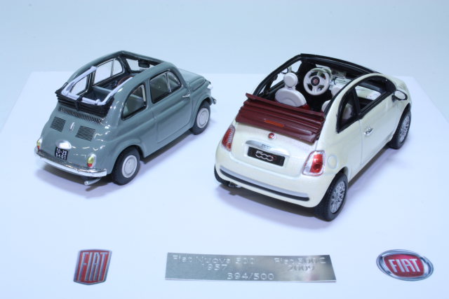 Fiat 500 set 2, 500 1957 & 500C 2009