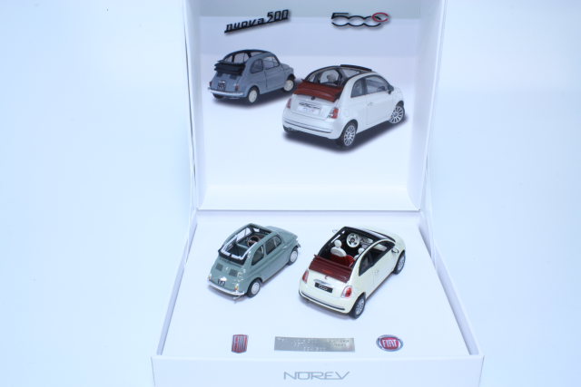 Fiat 500 set 2, 500 1957 & 500C 2009