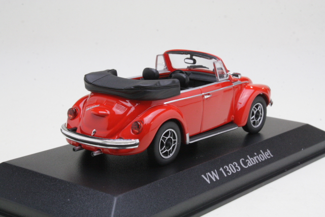 VW 1303 Cabriolet 1979, red