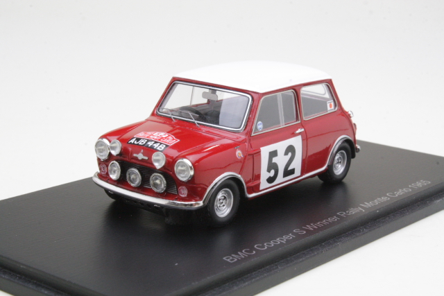 Mini Cooper S, 1st. Monte Carlo 1965, T.Mäkinen, no.52 - Sulje napsauttamalla kuva