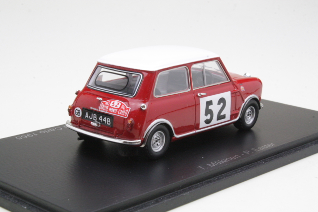 Mini Cooper S, 1st. Monte Carlo 1965, T.Mäkinen, no.52 - Sulje napsauttamalla kuva