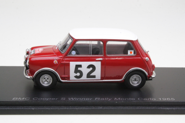 Mini Cooper S, 1st. Monte Carlo 1965, T.Mäkinen, no.52 - Sulje napsauttamalla kuva