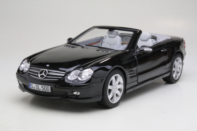 Mercedes SL500 (R230) Cabriolet 2003, black