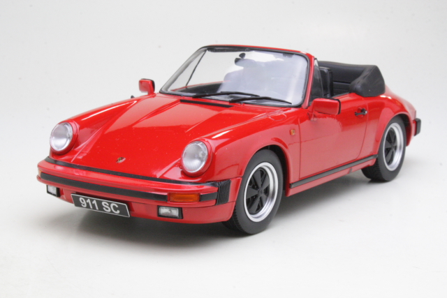 Porsche 911 SC Cabriolet 1983, red
