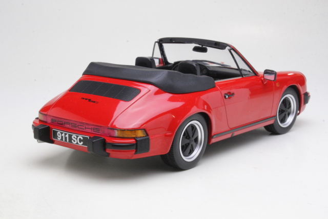 Porsche 911 SC Cabriolet 1983, red