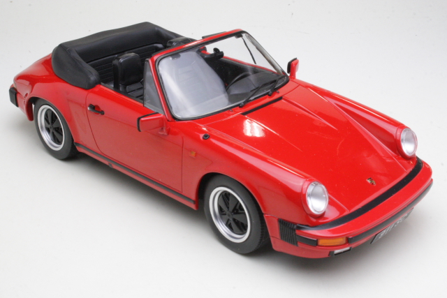 Porsche 911 SC Cabriolet 1983, red