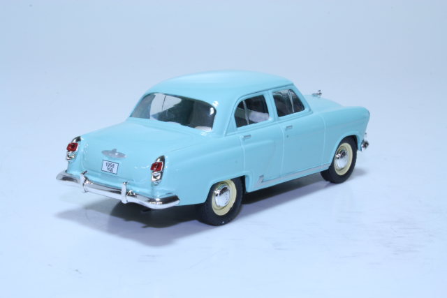 Volga GAZ M21 1959, turkoosi - Sulje napsauttamalla kuva