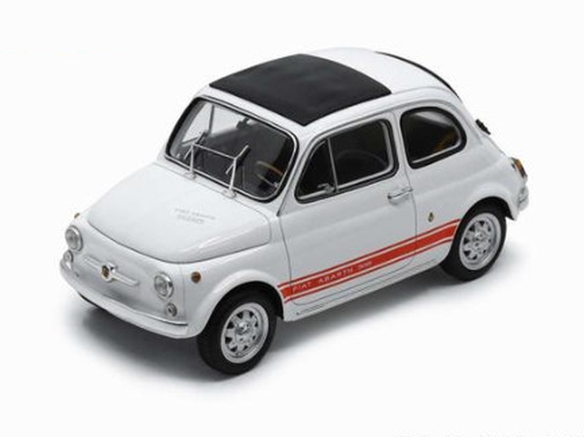 Fiat 500 Abarth 595 SS 1965, white/red
