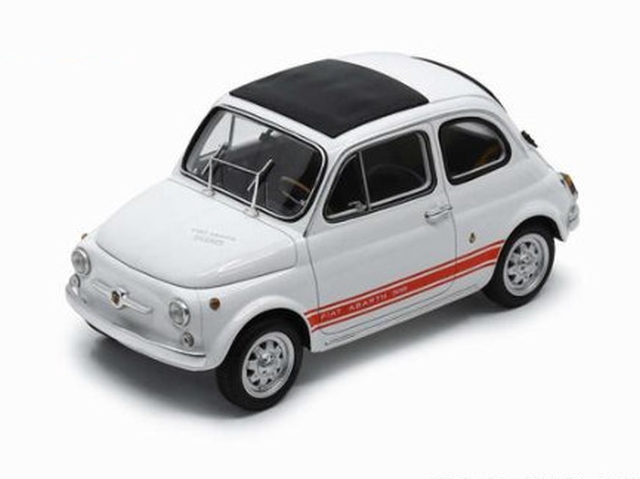 Fiat 500 Abarth 595 SS 1965, valkoinen/punainen