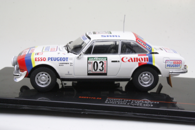 Peugeot 504 Coupe V6, Cote d Ivoire 1978, S.Lampinen, no.3