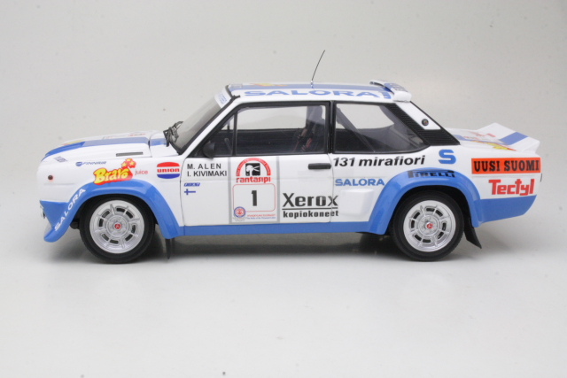 Fiat 131 Abarth, 1st. Finland 1980, M.Alen, no.1 - Sulje napsauttamalla kuva