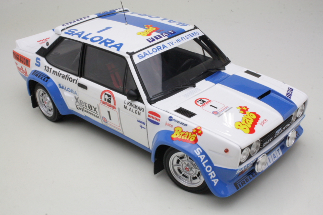 Fiat 131 Abarth, 1st. Finland 1980, M.Alen, no.1 - Sulje napsauttamalla kuva