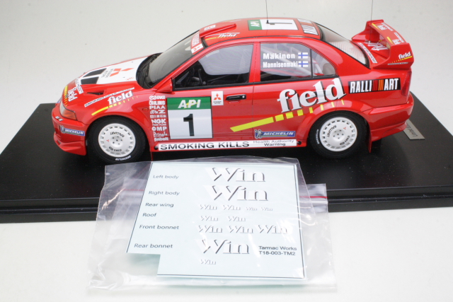 Mitsubishi Lancer Evo V, Australia 1998, T.Mäkinen, no.1 - Sulje napsauttamalla kuva