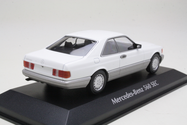 Mercedes 560 SEC (C126) 1986, valkoinen