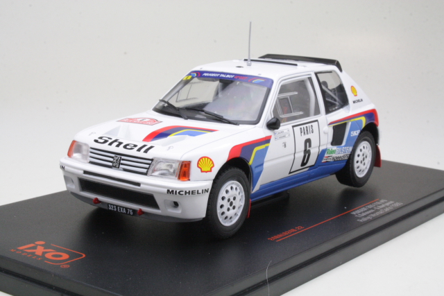 Peugeot 205 T16, Monte Carlo 1985, T.Salonen, no.6 - Sulje napsauttamalla kuva