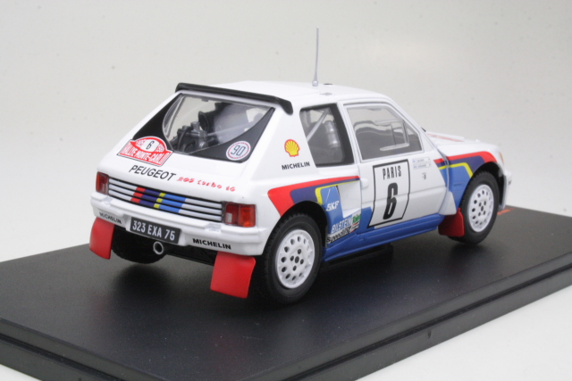 Peugeot 205 T16, Monte Carlo 1985, T.Salonen, no.6 - Sulje napsauttamalla kuva