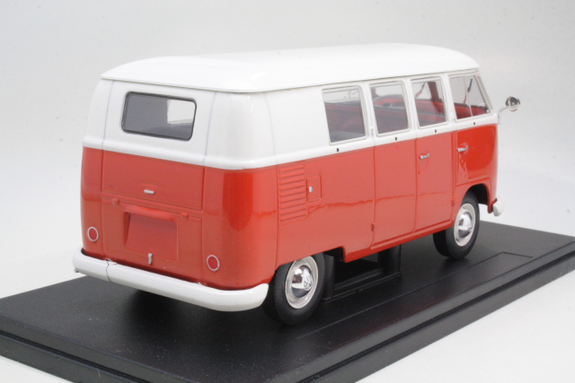 VW T1 Minibus 1965, oranssi/valkoinen - Sulje napsauttamalla kuva