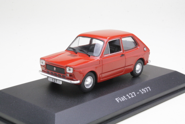 Fiat 127 1977, red - Click Image to Close