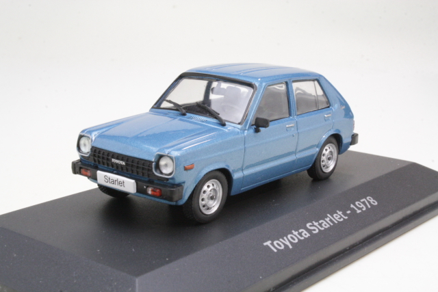 Toyota Starlet 1978, sininen - Sulje napsauttamalla kuva