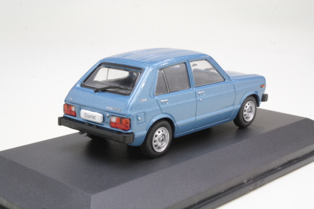 Toyota Starlet 1978, sininen - Sulje napsauttamalla kuva