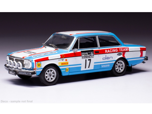 Volvo 142, RAC 1972, M.Alen, no.17