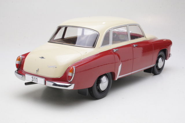 Wartburg 311 1959, punainen/beige
