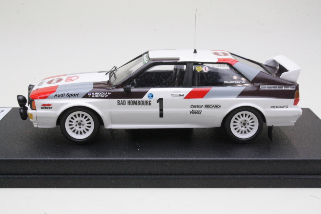 Audi Quattro, 2nd. Monte Carlo 1982, H.Mikkola, no.1 - Sulje napsauttamalla kuva