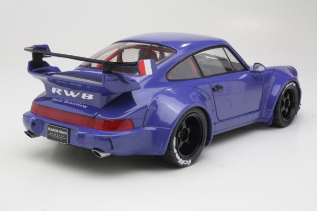 Porsche 911 (964) RWB 2017, sininen