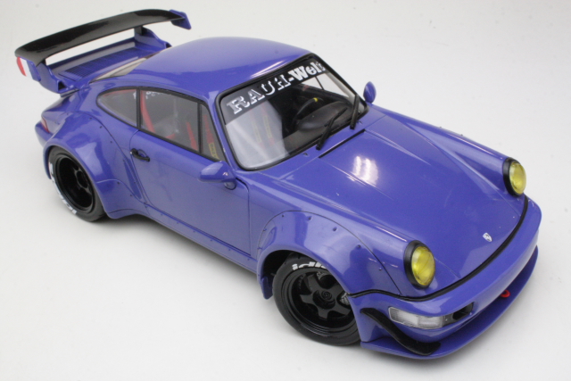 Porsche 911 (964) RWB 2017, sininen