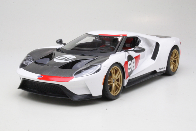Ford GT 2021 Ford Heritage #98, valkoinen/musta