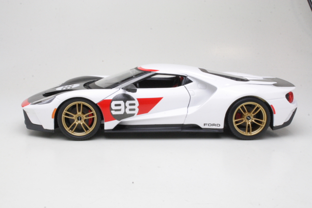 Ford GT 2021 Ford Heritage #98, valkoinen/musta