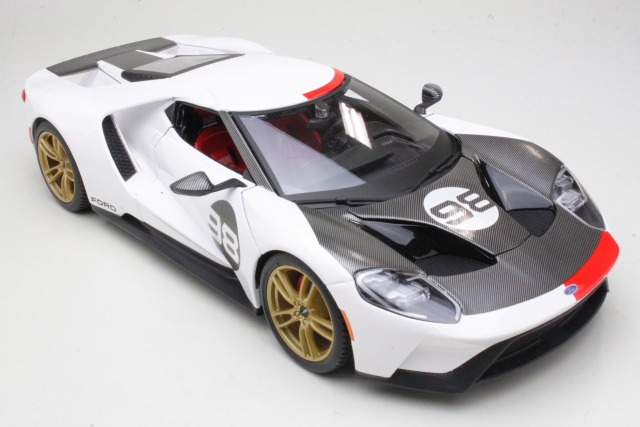 Ford GT 2021 Ford Heritage #98, valkoinen/musta