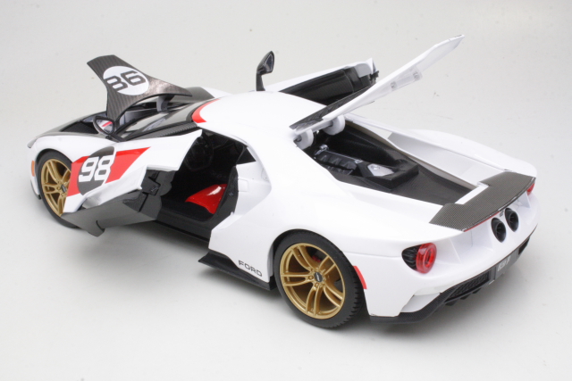 Ford GT 2021 Ford Heritage #98, valkoinen/musta