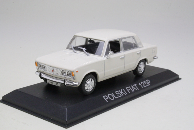 Polski Fiat 125P 1969, white