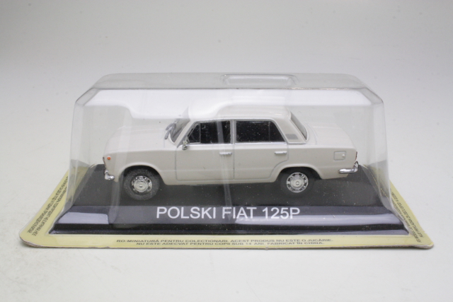 Polski Fiat 125P 1969, white