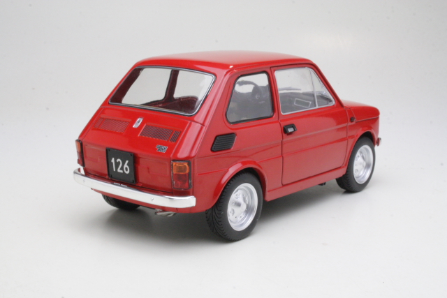 Fiat 126 1972, punainen