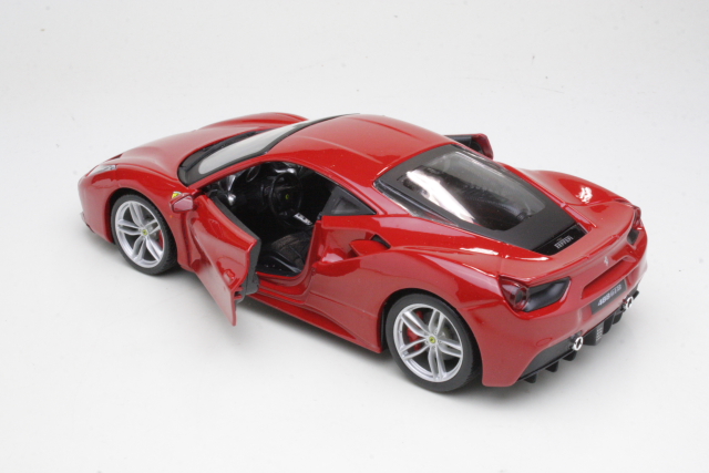 Ferrari 488 GTB, punainen - Sulje napsauttamalla kuva