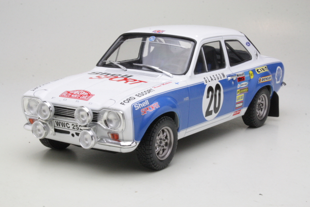 Ford Escort Mk1 RS1600, Monte Carlo 1973, H.Mikkola, no.20 - Sulje napsauttamalla kuva