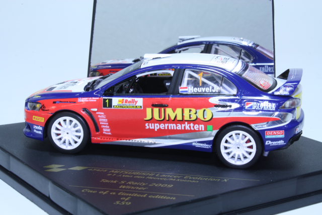 Mitsubishi Lancer Evo X, Tank S Rally 2009, J.v.d.Heuvel, no.1
