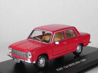 Fiat 124 Berlina 1966, punainen