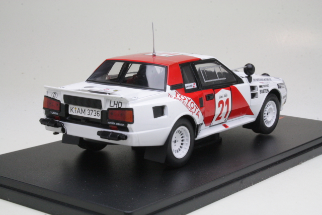 Toyota Celica Twincam (TA64), Safari 1985, J.Kankkunen, no.21