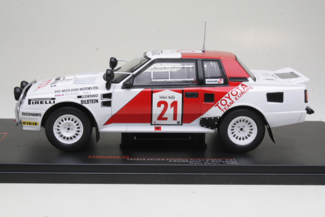 Toyota Celica Twincam (TA64), Safari 1985, J.Kankkunen, no.21