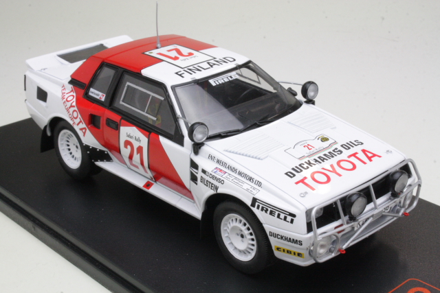 Toyota Celica Twincam (TA64), Safari 1985, J.Kankkunen, no.21 - Sulje napsauttamalla kuva