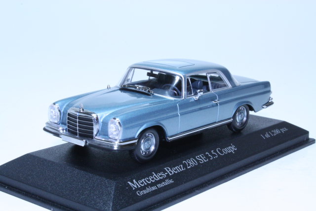 Mercedes 280SE (w111) 3.5 Coupe 1970, sininen