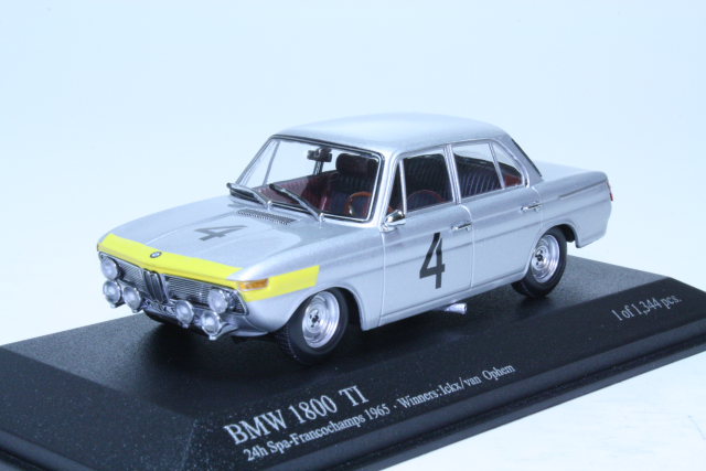 BMW 1800 TISA, 1st. 24h Spa 1965, Ickx/VanOphem, no.4