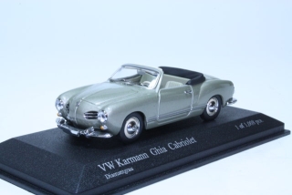 VW Karmann Ghia Cabriolet 1957, metal grey