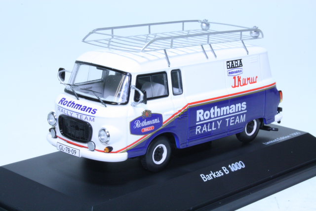 Barkas B1000 "Rothmans Rally Team", sininen/valkoinen